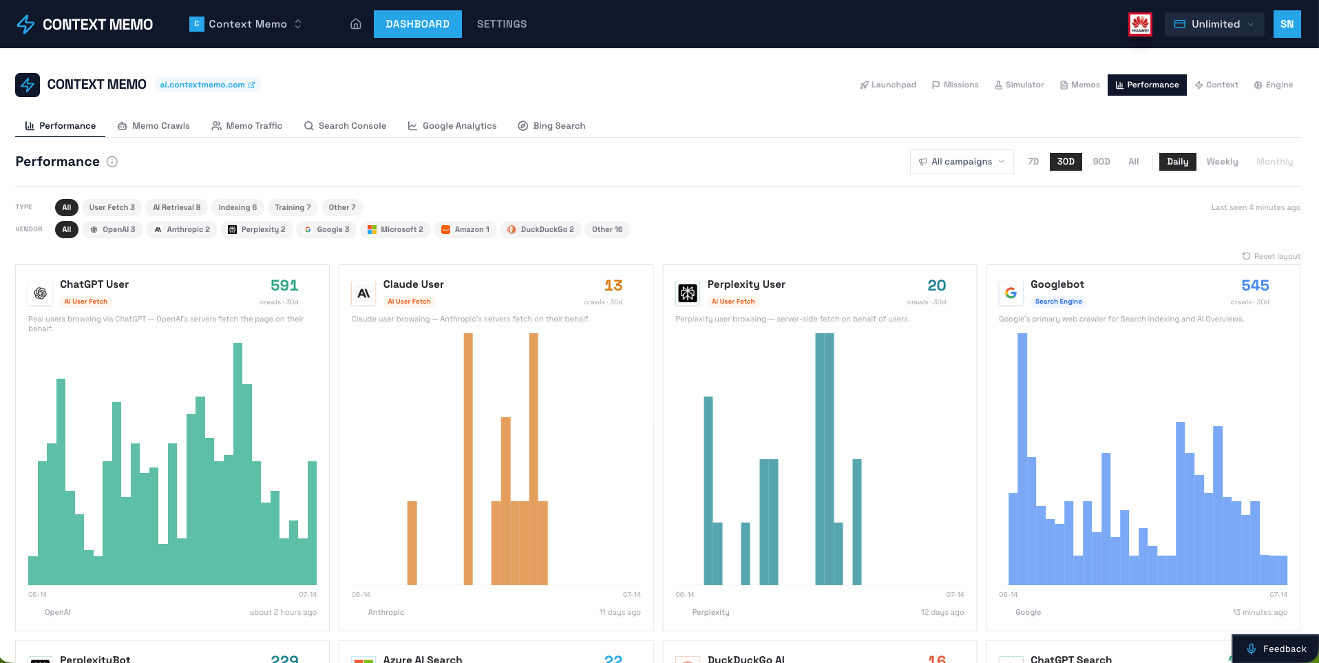 Prove real-time sourcing by AI models.